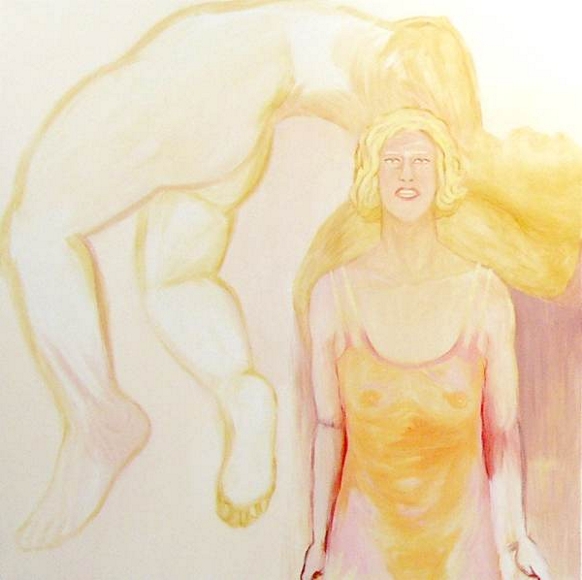 birgit k&uuml;bler&nbsp;&nbsp;&nbsp;akt &uuml;ber aktmalerei sprechend II&nbsp;&nbsp;&nbsp;2003